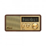 SANGEAN Bruce Home Small Retro Log Bluetooth Speaker Gold